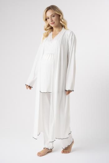 Merci Marya 1021 Lohusa Hamile Pijama ve Sabahlık Takımı 